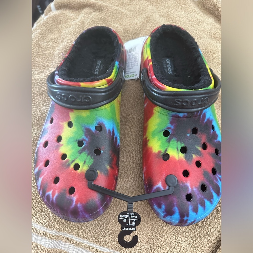 Tie Dye Crocs